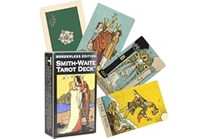 DDFF Tarocchi Classici Rider Waite – Mazzo da 78 Carte – Lettura, Meditazione, Gioco da Tavolo – Per Principianti ed Esperti – Compatto, Portatile, Ottima Idea Regalo