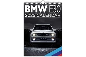 The Calendar King // Calendario de pared Beemer e30-2025 (a todo color, tamaño A4)