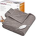 Beurer HD 75 Cosy Coperta Elettrica con Dispositivo di Termoregolazione Elettronico, 6 livelli di temperatura e spegnimento a