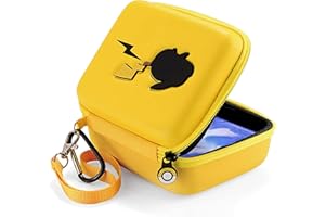JoyHood Étui de Transport Rigide Compatible avec TCG Cartes, Boîte de Rangement pour Cartes à Collectionner, Peut Contenir Jusqu'à 400+ Cartes (Jaune)