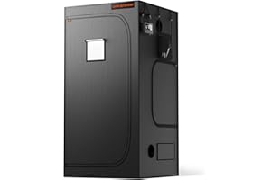 Spider Farmer 90x90x180CM (36"x36"x72") Grow Tent High Reflective Mylar Hydroponic Strengthened Lightproof and Waterproof with Observation Window and Floor Tray for Indoor Plant Growing 3'x3'