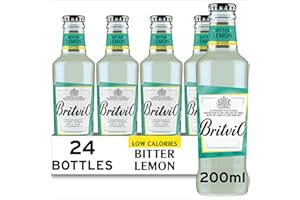 Britvic Bitter Lemon - Low Calorie Drink, 200 ml (Pack of 24)