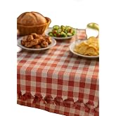Hepsine Rakip 150x150 Cm Kareli Yer Sofra Bezi Piknik Masa &Ouml;rt&uuml;s&uuml; Sa&ccedil;aklı Kırmızı