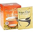 Royal Chai | Karak Chai Unsweetened | 10 Single Serving Sachets | Premium Instant Tea