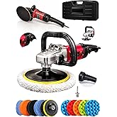 Bakır Sargı Devir Ayarlı Polisaj Makinesi 2000 Watt 180mm 12par&ccedil;a set hediyeli
