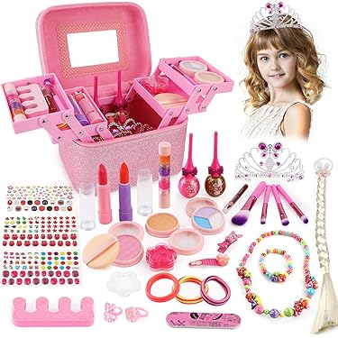 Coffret Nail Art GLITZA UPYAA - Paillettes Et Motifs Pour Décorer Ongles Et Accessoires - À Partir De 6 Ans, Hypoallergénique