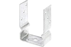 Alberts 217631 U-Pfostenträger | zum Aufschrauben oder zum Einbetonieren | feuerverzinkt | lichte Breite 101 mm