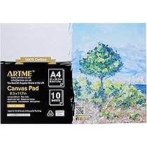 GARIOUANS 10er Set Stern-Leinwände - Baumwoll-Malplatten Für Öl & Acryl (15x15cm)