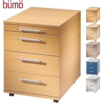 Produktbild von Rollcontainer Büro Soges Weiß Container Schreibtisch Aktenschrank