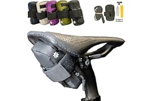 Lumiere & Co. Borsa da sella Ultra Small 0,2 L – 13 × 7,5 × 2,5 cm – Design minimalista elegante, cinturino sicuro a strappo | 2 taglie disponibili (Black, Mini)