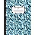 Classic Composition Notebook: (8.5x11) Wide Ruled Lined Paper Notebook Journal (Blue Gray) (Notebook for Kids, Teens, Students, Adults) Back to School and Writing Notes