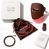 Anelle Skin | Glow Mask - Soft Silicone LED Facial Mask with 4 LED Modes - NIR, Red, Green and Amber 326 LED Mask - Portable