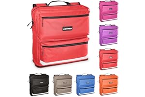 AbleWear Mobility Scooter Bag – Red | Mobility Scooter Accessories | Expandable Storage | Disability Aids | Scooter Bag | Electric Mobility Scooter Bag | Bag for Mobility Scooter