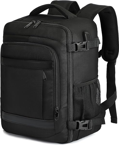 KLOSTAIN Cabin Bags 40x20x25 for Ryanair Underseat Travel Backpack Hand Luggage Carry-ons Bag Cabin Size 20L for Airplanes Flight Ruscksack Black - 1