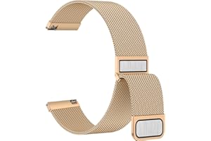 Amzpas Pasek 22 mm do Xiaomi Redmi Watch 5 Active / 5 Lite, metal, stal nierdzewna, pasek zamienny z siateczki do Redmi Watch 5 Lite / 5 Active