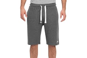 Finchman FM191 herr bomull sweatshorts korta byxor Bermuda Sweatbyxa, mörkgrå, L