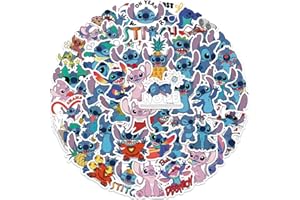 FEIFEI'S BOW Feifei’S Bow 50pcs Princess Superheros Toy Kids Stickers Luggage Laptop Skateboard Waterproof Party Bag Fillers Waterbottle Decal Graffiti Patches (Stch)