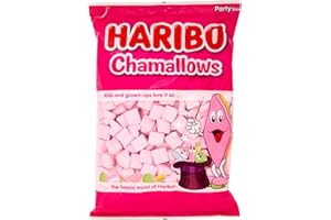 Haribo Chamallows Pink, Caramella Marshmallow a Forma di Cuore, Colore Rosa, Ideale Come Regalo e Baby Shower - 1kg