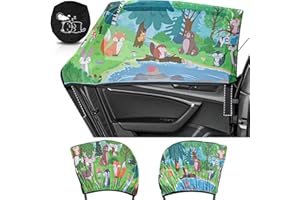 iZoeL Car Window Shades for Baby & Pets - 2pcs, 100 x 80cm Sun Shades for Car Windows - Kids & Children Sun Visor - Full UV Rays Protection