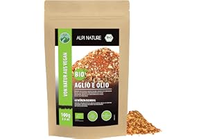 Alpi Nature Aglio e Olio Krydda BIO 100g, Ekologiska Italienska Kryddor, Varm Kryddblandning