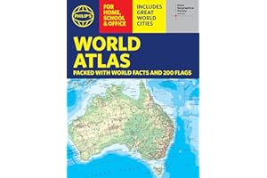 Philip's RGS World Atlas (A4): with Global Cities, Facts and Flags
