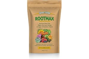 RootMax - Poudre d'enracinement des champignons mycorhiziens | 50 fois plus puissante hormone de bouturage poudre pour les boutures | Formule améliorée pour 5x racines et rendement maximum [200G]