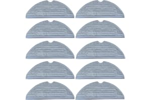 LOVECO Lot de 10 serpillères pour Roborock S7 S7 + T7 T7 Plus,lingettes de rechange lavables pour Roborock S7