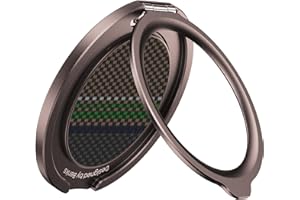 BENKS Soporte y Agarre Magnético para MagSafe – Anillo 360° Rotación de Fibra de Aramida, Liviano y Resistente, Compatible con iPhone 17/16/15/14/13 Pro MAX y MagSafe Fundas, Prestige