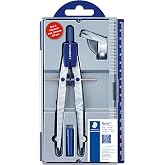 STAEDTLER Noris 550 Metal School Compass &ndash; Quick Adjustment, Diameter 395 mm | Husillo central para ajuste r&aacute;pido, brazos art