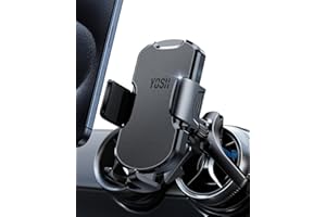 YOSH 2024 Supporto Telefono Auto Rotondo per Bocchetta Dell'aria, per Mercedes Benz Audi BMW Mini Cooper, Circolare Porta Cellulare Auto con Gancio in Metallo Ruotabile a 360°, per iPhone Samsung