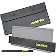 BuildPRO Contour Gauge 10 inch Professional Profile Duplicator with Metal Lock + Bag & Pencil Must Have DIY Hand Tool Best in Flooring: Wood Carpet Laminate Tiling Skirting Templating Cool Gift Men