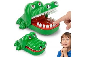 AYEBIA Crocodile Dentist Bite Finger Game - Fun Family Board Game for Kids Ages 4+ - Suspenseful Party Game Toy - Travel Friendly - Eid Birthday Gift