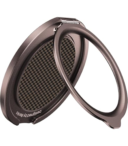 Pitaka Anneau Magnétique Pour IPhone - Support Doigt Réglable, Fibre Aramide, Compatible MagEZ