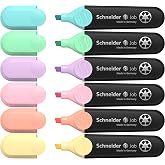 Schneider Job 150 pastel fosforlu kalem (turkuaz, nane, leylak, pembe, şeftali, vanilya) 6'lı kutu