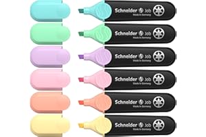 Schneider 115097 Zakreślacze, Wielokolorowy, 6 Szt