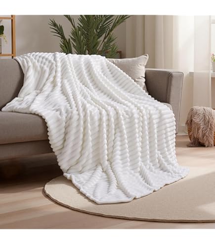 LeBonsoir Knuffeldeken, Geruite Flanellen Deken, Bankdeken, Warme Deken, Sofa-deken, Multifunctionele Deken voor Bed, Bank, Slaapkamer, Kantoor, Superzachte Deken, Wit, 180 x 200 cm | Dekens en plaids LeBonsoir Knuffeldeken, Geruite Flanellen Deken, Bankdeken, Warme Deken, Sofa-deken, Multifunctionele Deken voor Bed, Bank, Slaapkamer, Kantoor, Superzachte Deken, Wit, 180 x 200 cm | Dekens en plaids