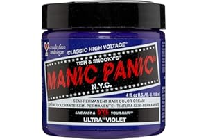 Manic Panic Ultra Violet Classic Creme, Vegan, Cruelty Free, Purple Semi Permanent Hair Dye 118ml