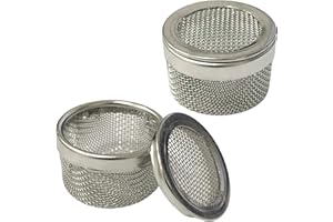 Jewellers Tools, mini cestino in acciaio per pulizia a ultrasuoni, porta componenti con maglia in rete per orologeria, dimensioni: 20 x 13 mm (d x p)