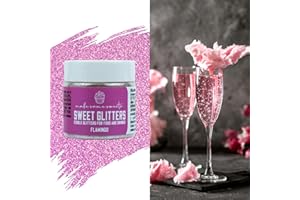 MS GOOD MakeSomeSweets Sweet Glitters - Glitter Commestibili per Bevande, Vegani, Senza Glutine, Senza Olio di Palma, Scelta Colorata, 10g