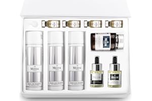 The Mossi London 2 mesi Set dopo trapianto di capelli, 4 scalp siero per capelli crespi, 3 shampoo per capelli, 1 compresse, 2 capelli per capelli secchi scalp, uomini e donne …