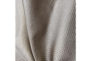 KSQP Kupfer-Nickel-Faraday-Stoff, EMF Blocker, Elektromagnetischer Strahlenschutz Signal Block-Leitendes Gewebe Absorbiert EMF EMI für Smart Meter RF Blocking mit Leitfähigem Tuch,silver-6m