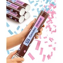 5 Cannoni Spara Coriandoli Compleanno Bambina Colorati – Coriandoli Stelle & Fiori Biodegradabili – Facili e Sicuri – Birthday Confetti – per Feste con Bambini - Sparacoriandoli ad Aria Compressa