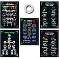 Baasc Stock Market Chart Patterns Poster, Self Adhesive, Trading Charts Poster, Trading Setup For Trader Investor, Pack Of 5 (Size 12 18 Inch, Multicolor) - Paper