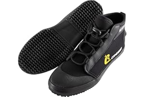 CRESSI Malmo Rock Boots 3mm - Unisex Schuhe Neopren 3mm Schwarz mit Total Grip Hard Sole Maximaler Schutz für Tauchen und Verschiedene Wasseraktivitäten