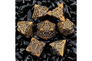 HKDZ 7 Pcs Dnd Dice, Polyhedral Rpg Dnd Dice Set, D&d Dice For Role Playing Game Dungeons And Dragons Dice Mtg Pathfinder D&d Dice Set Glitter