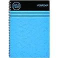 NU Notebooks - Craze Cloud Range - A4 Blue Notebook - Wirebound Notebook - Stationery Notebooks - Ruled Notepad - 110 Pages, NU003356-FSC-BL