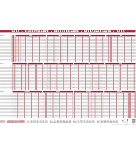 2026 Kalender - Uitwisbare 2026 Wandkalenders Groot | Opvouwbare Maandplanner Kamerdecoratie voor Leraar Thuis Klaslokaal Planning School College Familie Nieuwjaar