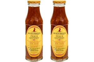 MRS H.S. BALLS Mrs H.S. Mrs Balls Peach Chutney (2 X 470G Pack)