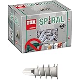 TOX 068100231 Gipskartondübel, Spiral, 32, KT Inhalt: 50 Stück, 32 mm