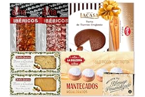 Cesta de Navidad Gourmet Sin Alcohol Cía&Co 2025 (Lote 100) · Ibéricos Bellota, Turrones y Dulces Clásicos Tradicionales · Tarjeta con Mensaje Personalizable · Regalo Personal para Empresas y Familias